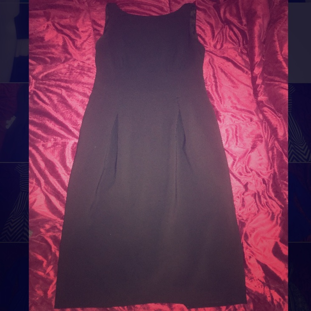 Jones New York Black Shirt Dress w/Front Pockets